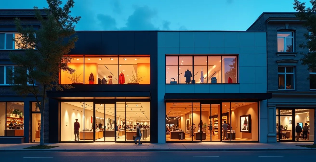 Visualisierung des Dezentralisierungsdilemmas zwischen lokaler Autonomie und zentraler Markenkontrolle