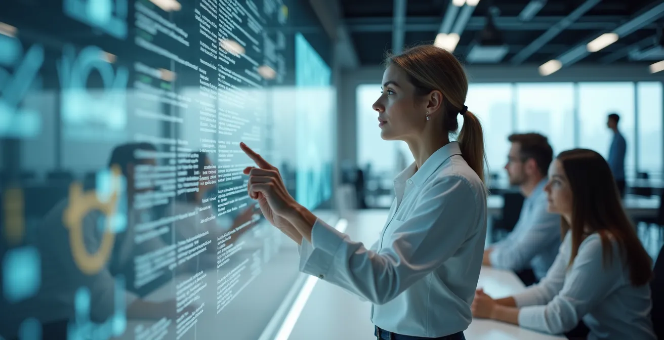 Expertin präsentiert innovative Lösung vor Fachpublikum