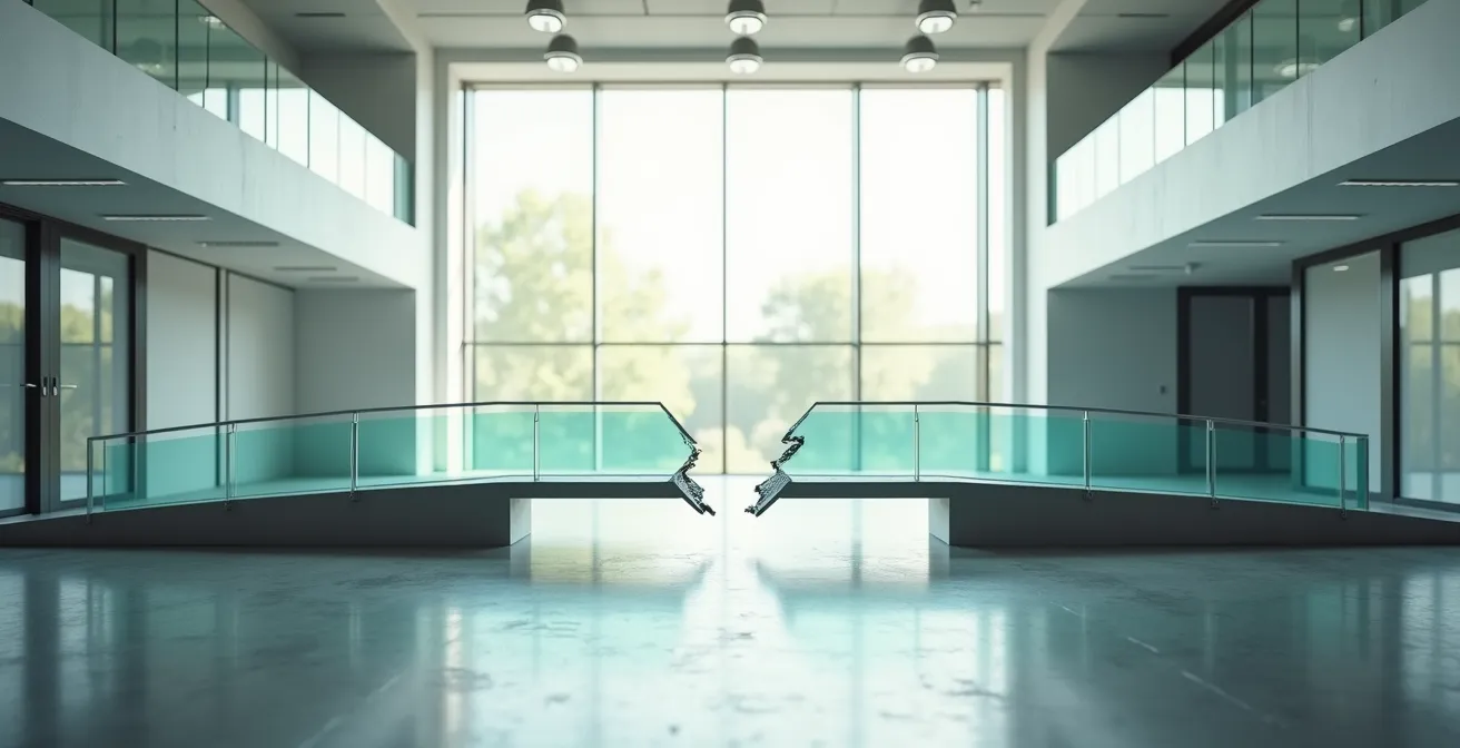 Metaphorische Darstellung eines gebrochenen Markenversprechens